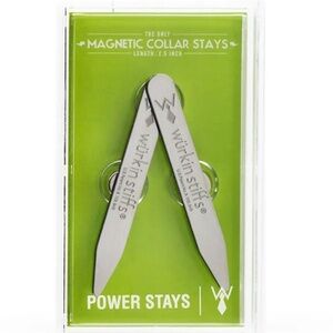 Würkin Stiffs Power Stays Magnetic Collar Stays|Power Stays with Storage Case |